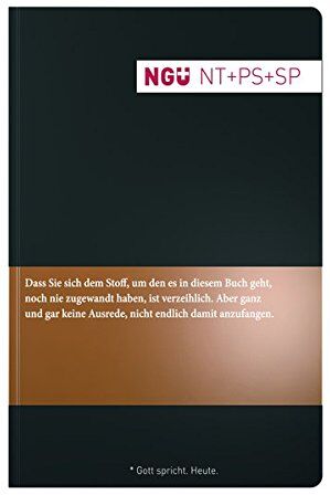 Neue Genfer Übersetzung (NGÜ) - Neues Testament mit Psalmen und Sprüchen - Preis vom 18.10.2026 15:28:09 h