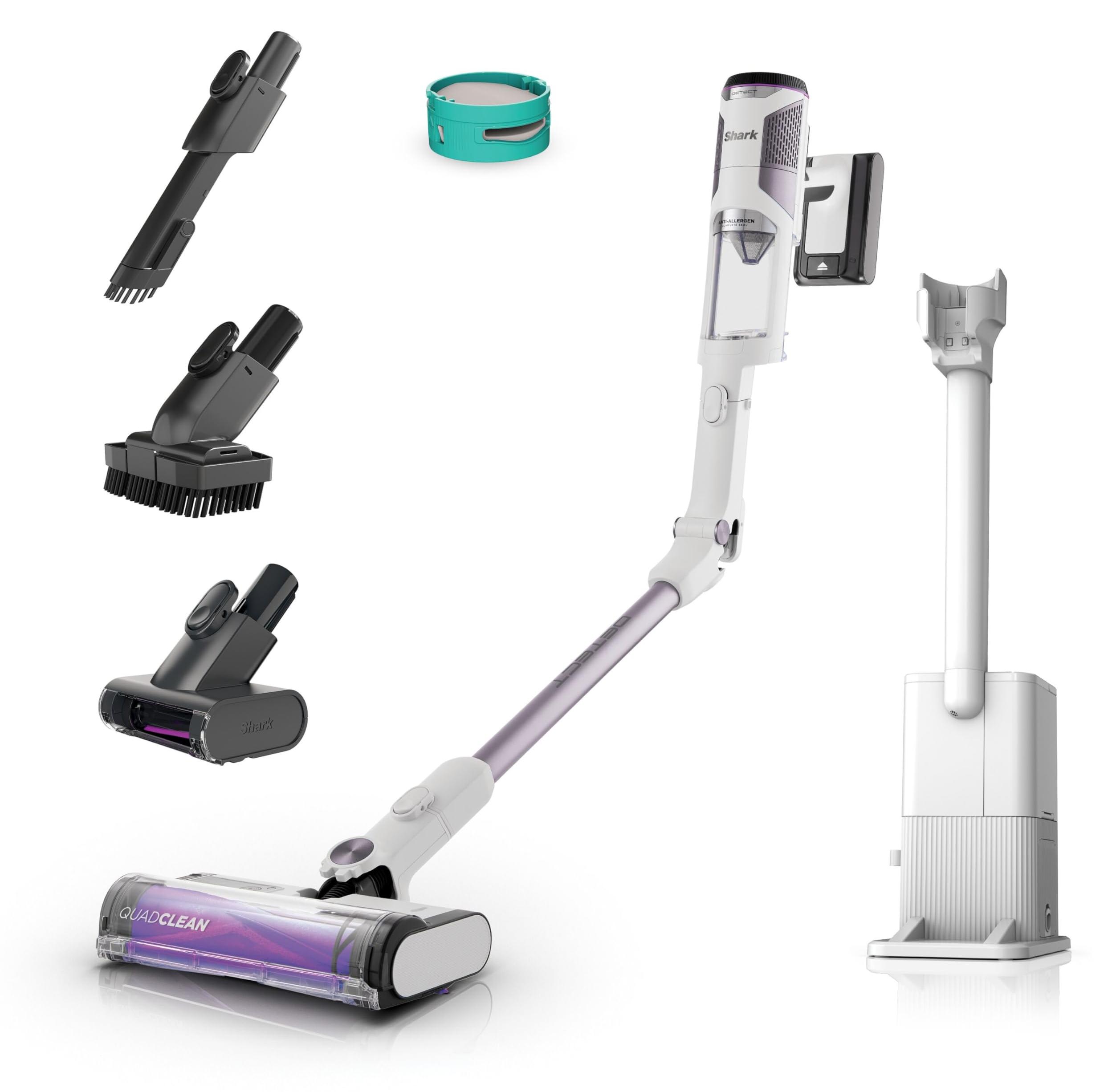 Shark Detect Clean & Empty Akku-Staubsauger mit Absaugstation, bis 60 Min. Laufz
