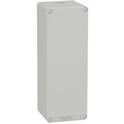 Schneider Electric XAPD44 Leergehäuse XAP, Metall, grau, ohne Bohrung, 80x220x77, M25