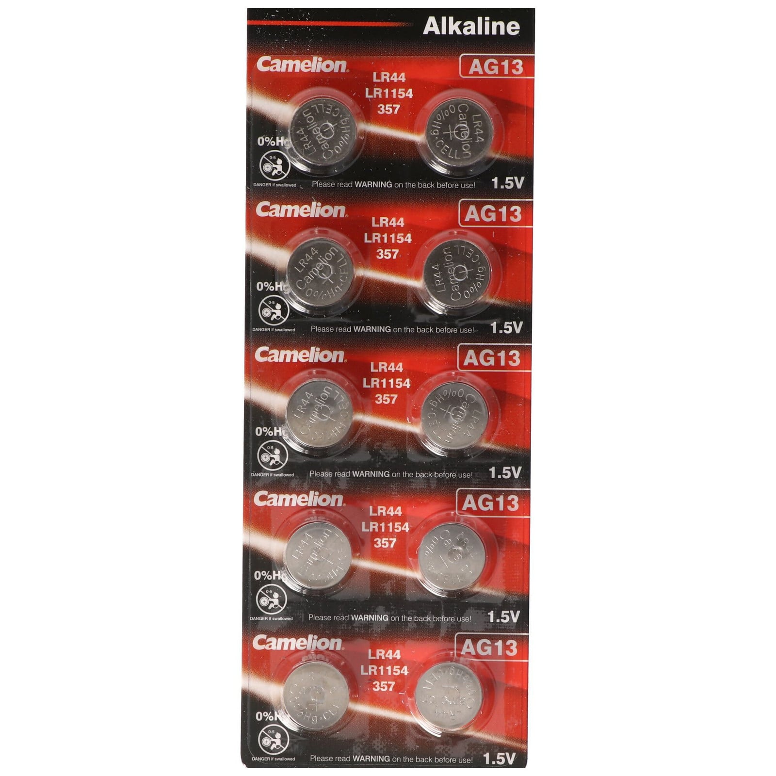 Hexbug AG13 / LR44 Alkaline batterijen - 10-pack