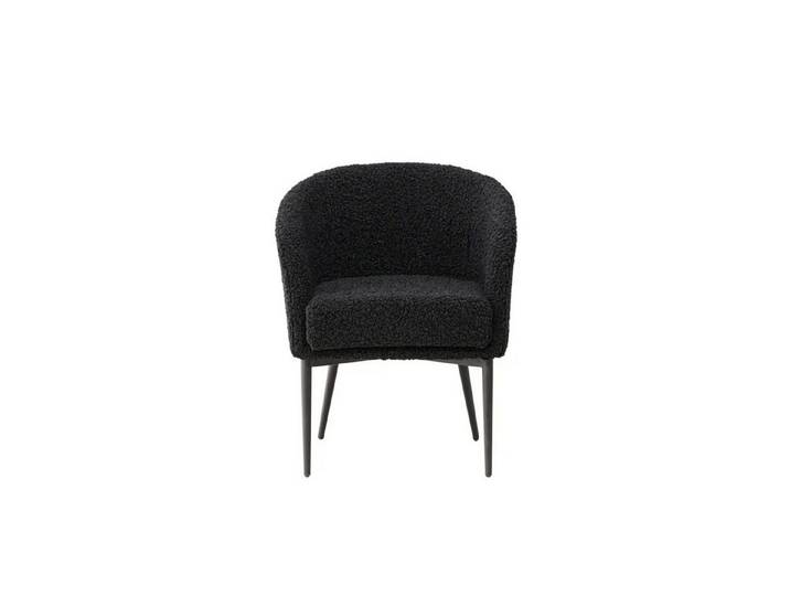 Endorphin Sessel Sessel Fluffy, schwarz – Teddy-Sessel in skandinavischen Design