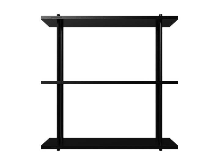 Fogia Bond Wandregal W103 Schwarz lackierte Birke
