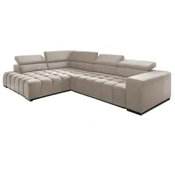 Exxpo by Gala Ecksofa mit Funktion Elias Stoff Beige