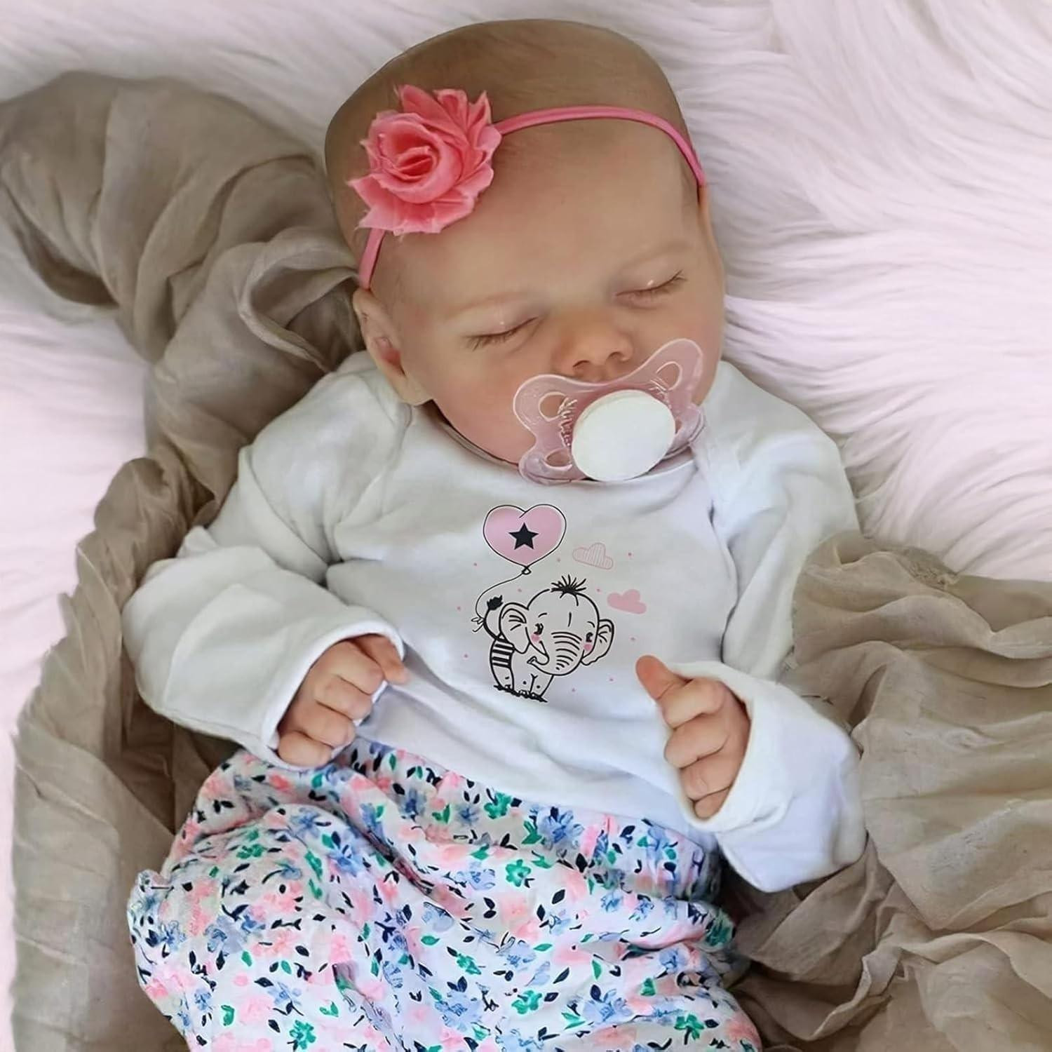 Reborn Baby Doll - 17 inch Realistisch en Posable Vinyl Meisje