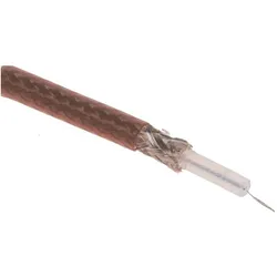RS PRO RS RG179 coaxial B/U FEP brown 25m (75 dB), Antennenkabel