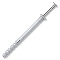 Nageldübel, Pilzkopf, 6 x 40 mm, Nylon