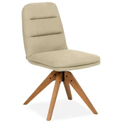 MAISON Stuhl Waco 5 Stoff Beige Sand
