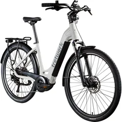 Tretwerk Amber E Bike Damen 28 Zoll Elektrofahrrad 155 - 185 cm Hollandrad Tiefeinsteiger mit 9 Gang Schaltung