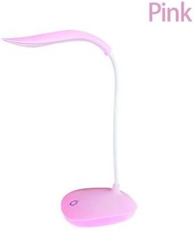 Uplift Essentials Portable LED Reading Desk Lamp Eye Protection Study Light pink