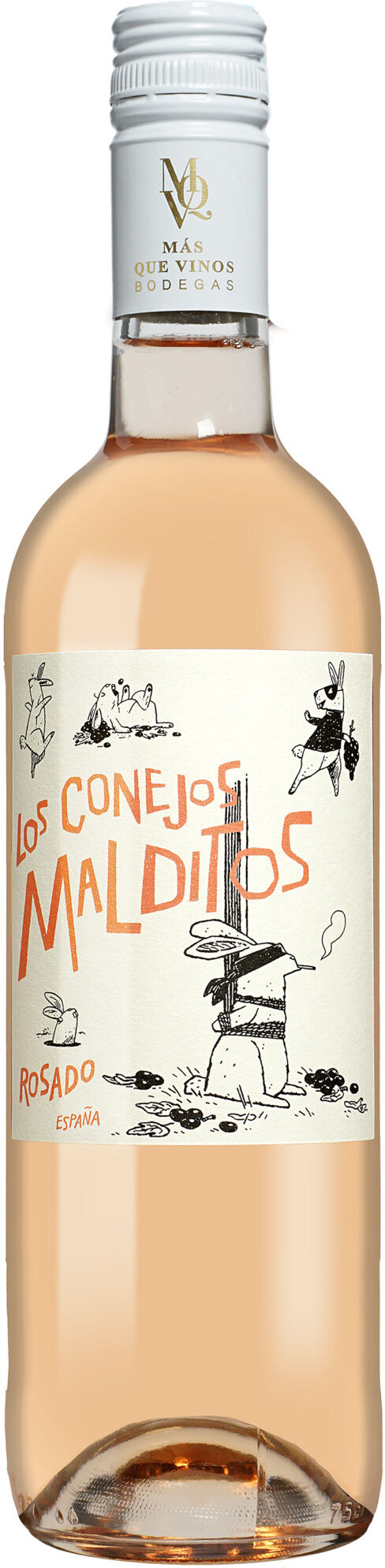 Más que Vinos Los Conejos Malditos Rosado 2025 12.5% Vol. Roséwein Trocken aus Spanien