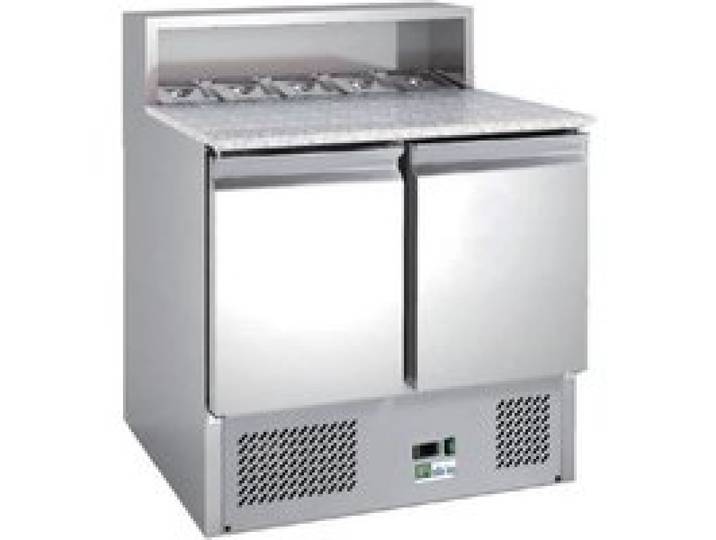Saladette Réfrigérée Professionnelle - AFI Collin Lucy - 2 ou 3 Portes Pleines - Inox