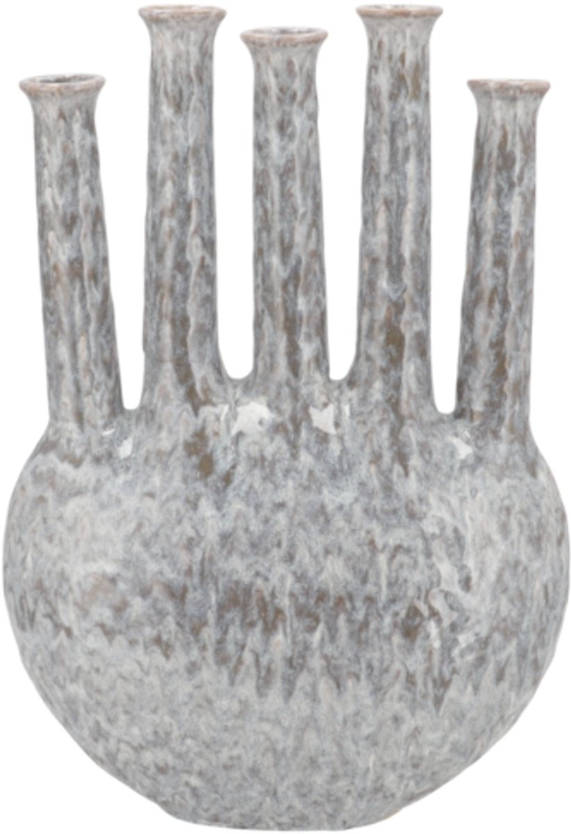 Vaas Inga Jahra grijs 46 cm - Daan Kromhout Design