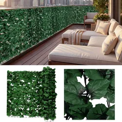 Balkonsichtschutz, Sichtschutz Windschutz Verkleidung für Balkon Terrasse Zaun ~ 300x150cm Blatt dunkel