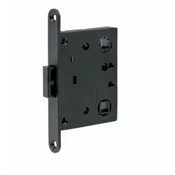 FAWO M-Lock magnetisches Einsteck-Fallenschloss aus Kunststoff schwarz