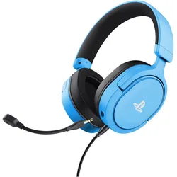 Trust GXT498 Forta (Kabelgebunden), Gaming Headset, Blau
