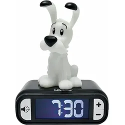 Lexibook, Wecker, Idefix RL800AX1 Nachtlicht-Wecker, Töne und Melodien, LCD-Display, beleuchtet, Snooze, RL800AX1 As