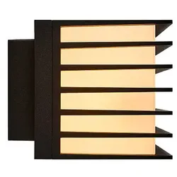 Nordlux Außenwandleuchte FLUCTUS 28, E27, IP44, schwarz NORD-2318231003