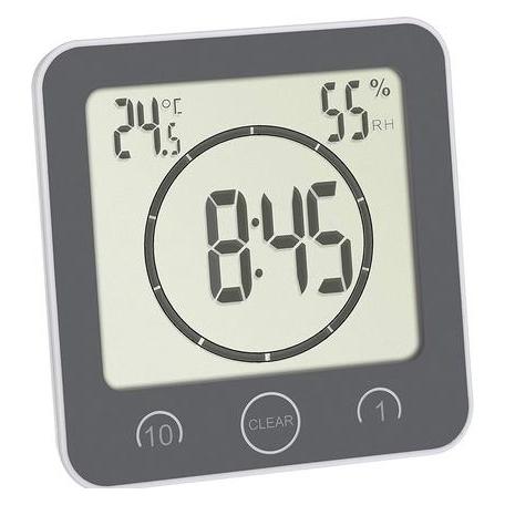 TFA Badezimmer-/Küchenuhr mit Timer (60.4001.10)