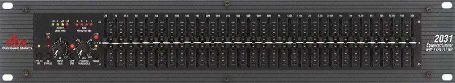 Dbx 2215 - Grafischer Zweikanaliger 15-Band Equalizer