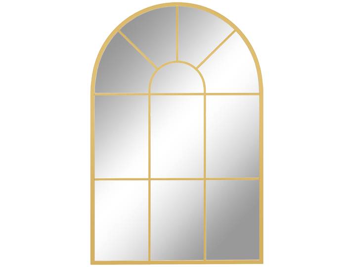 Homcom Miroir mural décoratif 60X91 cm Miroir de fenêtre pour entrée de salon