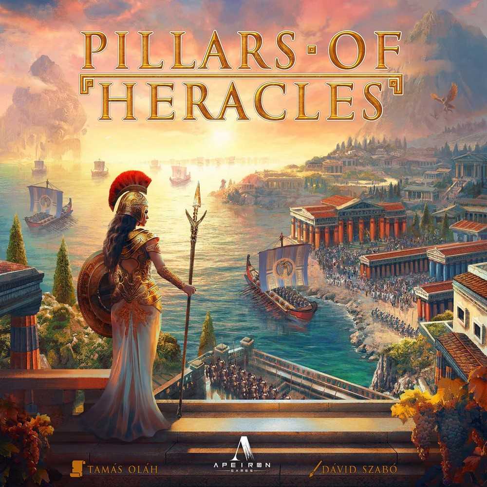 Pillars Of Heracles Strategic Board Game by Grand Gamers Guild - Develop Your Greek City-State, Compete for Influence and Resources