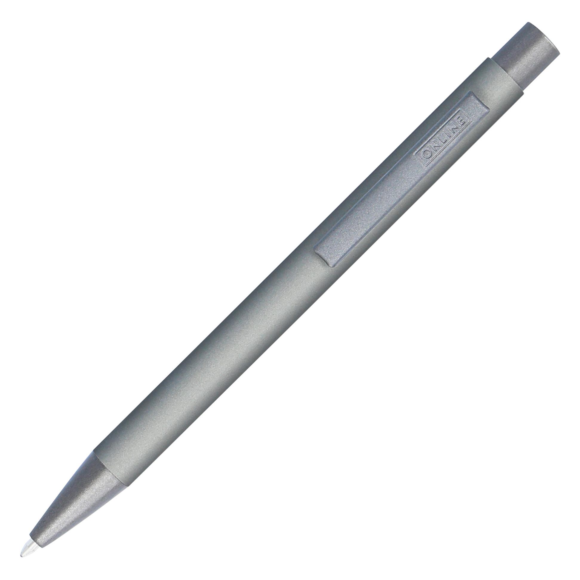 Online Kugelschreiber Soft Metal Medium (M), Grau (1x) (21731/3D)