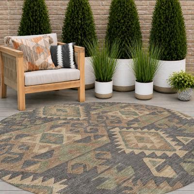 Addison Rugs Machine Washable Indoor/ Outdoor Boho Chamberlain Chantille Rug