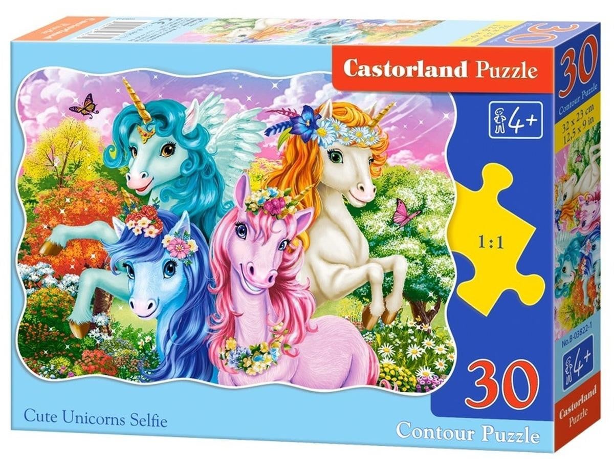 Castorland Puzzel met 30 stukjes Eenhoorns