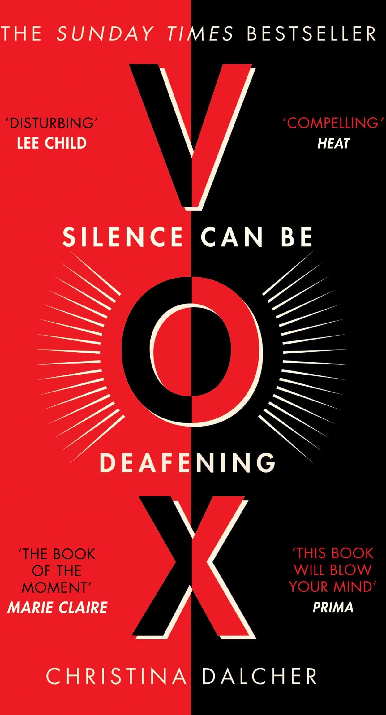 HQ VOX by Christina Dalcher - Dystopian Political Fiction Paperback - Sunday Times Bestseller -  UK Edition