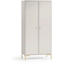 KLEIDERSCHRANK 2 Türen Sélène Kaschmir