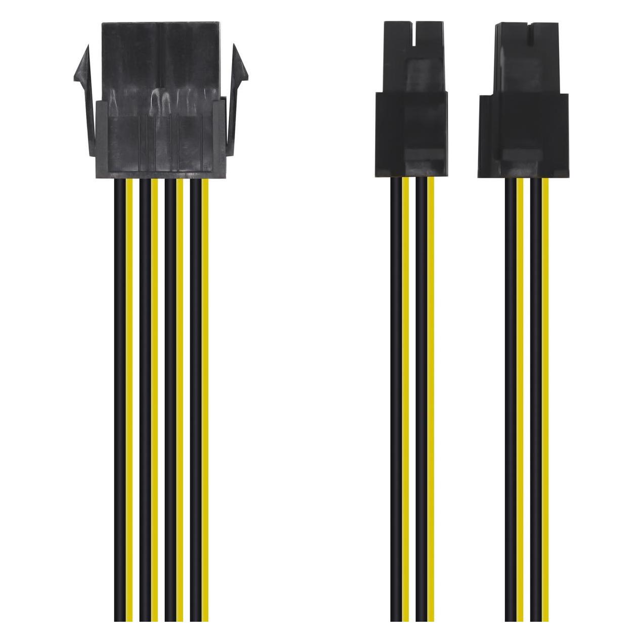Aisens CABLE ALIMENTACIÃ?N 8PIN H-4 4PIN M 30CM (0.30 m) (A131-0419)