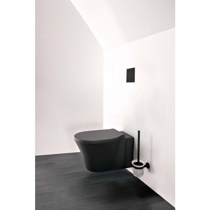 Ideal Standard Connect Air Wand-Tiefspül-WC K8768V3 AquaBlade, Softclosing, 36,5x54,5x39cm, schwarz matt