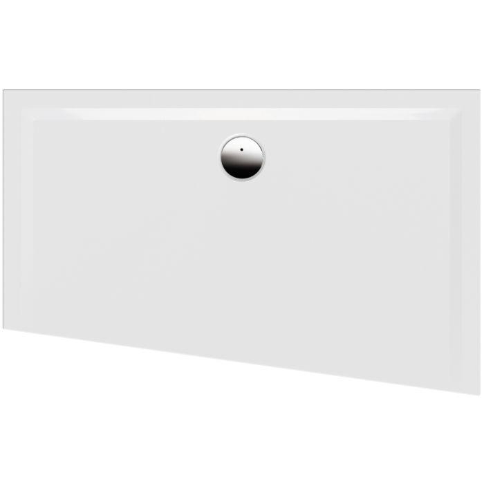 Hoesch Muna Mineralguss-Duschwanne 4236xA.010 160 x 90 x 3 cm, weiß, aus Solique, rechts