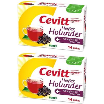 Cevitt immun heißer Holunder classic Granulat 2x 2x14 St