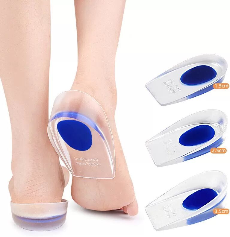 INF Semelles Talonnettes en GEL Augmentant la Hauteur - Confort, Amorti et Soutien 2,5 cm