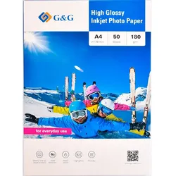G&G Fotopapier 50 Blatt DIN A4 hochglänzend 180g