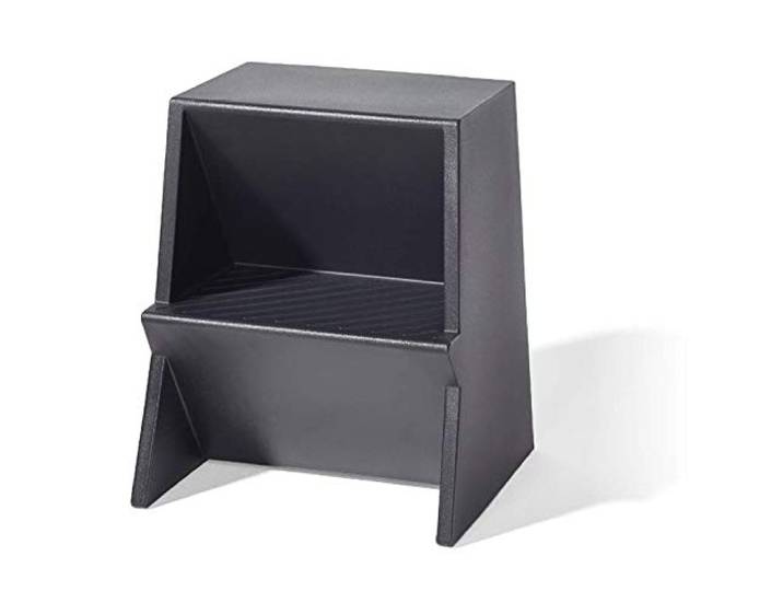 Richard Lampert Tritthocker Mono - Farbe: Schwarzgrau (RAL 7021)