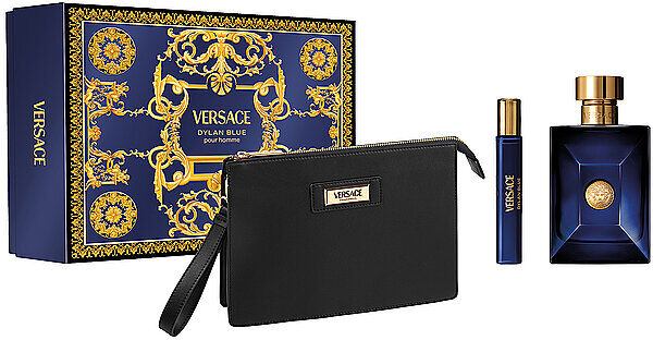 VERSACE Geschenkset - Dylan Blue Pour Homme Eau de Toilette 100ml / 10ml EG