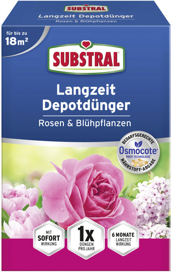 Substral Langzeit Depotdünger Rosen & Blühpflanzen 750 g