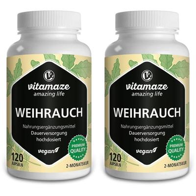 Weihrauch 900 mg hochdosiert vegan Kapseln 2x 2x120 St