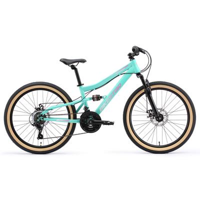 Jugendfahrrad BIKESTAR Gr. 33, grün, Fahrräder, Kinder, 33cm, 24 Zoll (60,96cm)