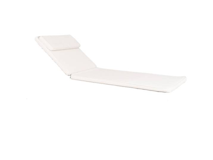 Gartensitzkissen Cinara weiss Baumwolle B 62 T 200 cm - Gartensitzkissen - Wetterfeste Gartenmöbel & Accessoires
