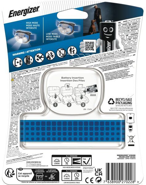 Energizer Vision Pandelampe, 200lm