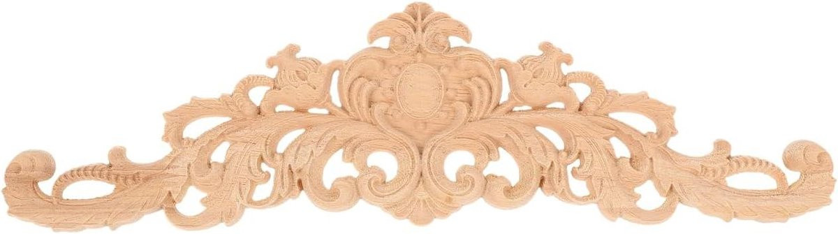 Houten Hoek Applique Decoratieve Plaquettes Licht Houtkleurig B: 30 cm, D: 8 cm