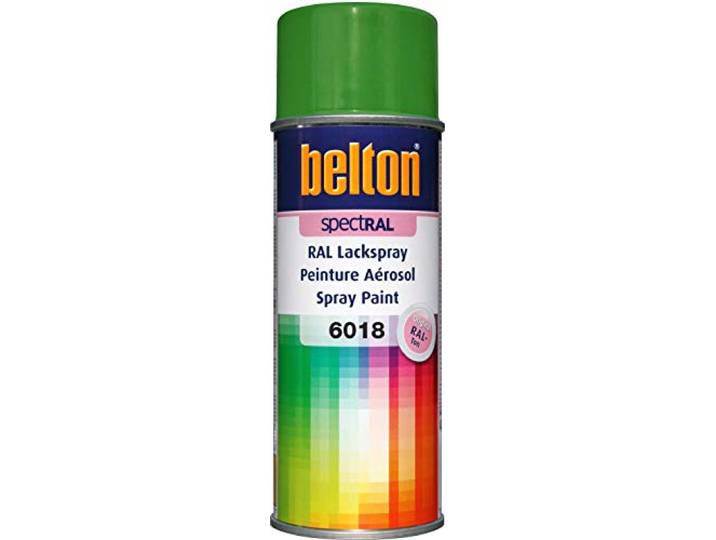 belton SpectRAL Spray de peinture RAL 6018 jaune-vert brillant 400 ml – Qualité professionnelle