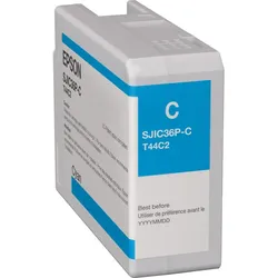 Epson Sjic36P(C): Tintenpatrone für Colorworks C6500/C6000 (Cyan)