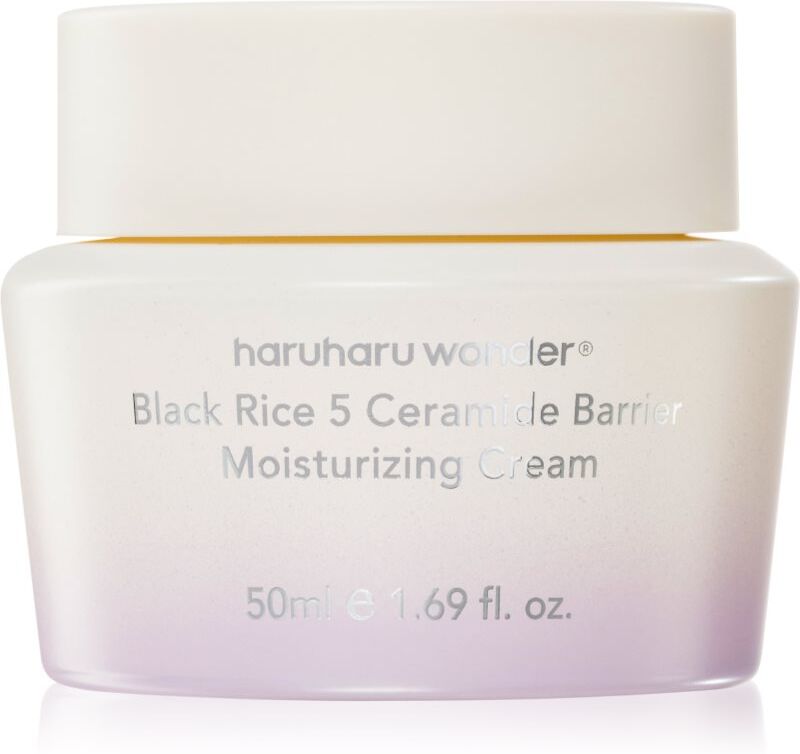 Haruharu Wonder Black Rice 5 Ceramide Barrier Moisturizing Cream intensive nourishing cream to restore the skin barrier 50 ml