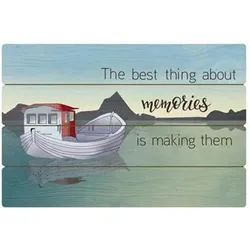 Goebel, Bilder, Fishing Boat - Bild Scandic Home Scandic Home Wohnaccessoires Bunt Holz 23101081 (60 x 40 cm)