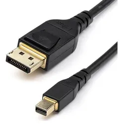 StarTech Mini DisplayPort – DisplayPort (2 m), Videokabel, Schwarz