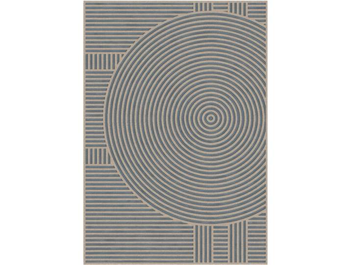 Teppich Lana Grau, Beige Architektonisch Wolle, Polyamid 120 x 170 cm